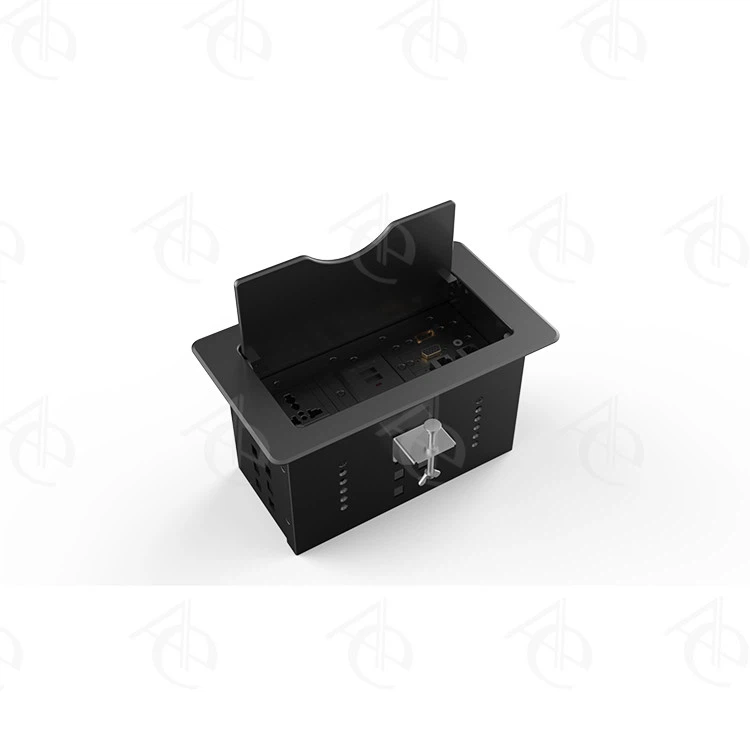 Versenkte Abdeckplatte für 2+3 Port Multimedia-Anschlüsse